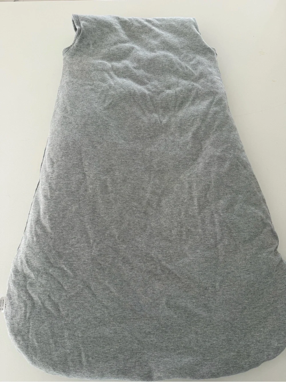 Sleeveless Gray Baby Sleep Sack by Nested Bean - Cozy Stretch Sleep Bag